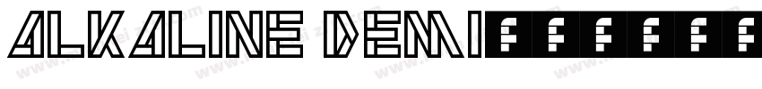 Alkaline Demi字体转换